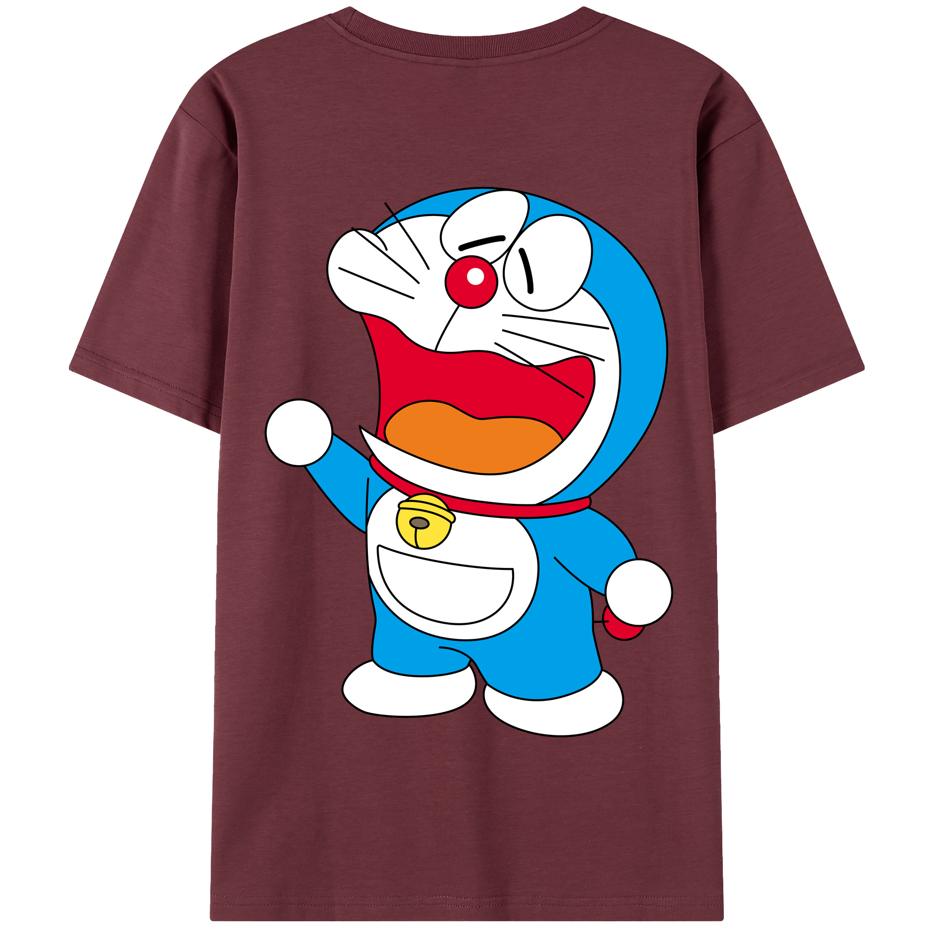 （画像用） ドラえもん Doraemon 綿100％半袖Tシャツ（背面プリント）
